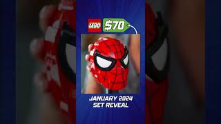 2024 LEGO SpiderMan Mask Set REVEALED [upl. by Asereht202]