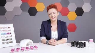 Piękne kwiaty i akwarela na paznokciach  Semilac Expert 1 Semilac TV ENG [upl. by Ahsiral]