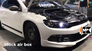 Vw scirocco 20 tsi tuned intake system on dyno [upl. by Berard]