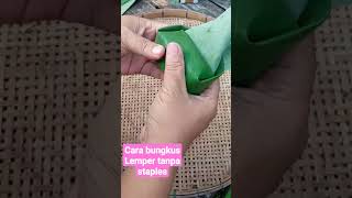 cara bungkus lemper tanpa staples [upl. by Londoner]