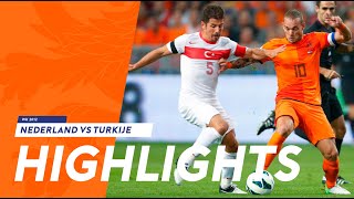 Highlights Nederland  Turkije 07092012 WK 2014kwalificatie [upl. by Arretnahs554]