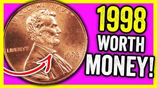 LOOK FOR THIS 1998 PENNY WORTH MONEY  VALUABLE PENNY COINS TO LOOK FOR IN POCKET CHANGE [upl. by Eelynnhoj240]