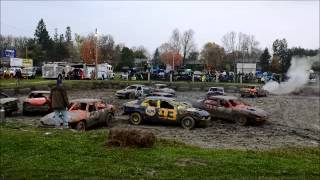 V6 HEAT Arnprior Ag Society FALL BRAWL Demolition Derby 2014 [upl. by Kramer]