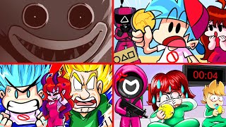 SCARY POPPY PLAYTIME  amp SQUID GAME BUT ITS Friday Night Funkin BEST ANIMATIONS 5 [upl. by Yebloc328]