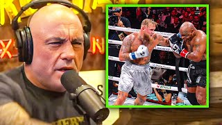 quotHE SHOULD BE ASHAMEDquot Joe Rogan LIVE Reaction To Jake Paul VS Mike Tyson Fight [upl. by Nabetse676]