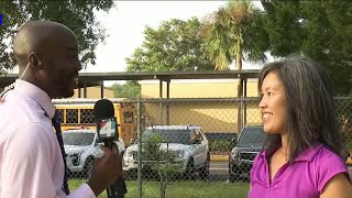 St Johns County students return to school [upl. by Heimer]