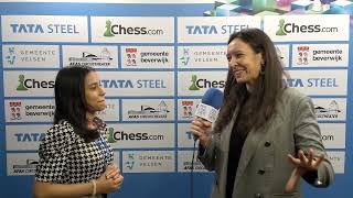 Divya Deshmukh beats Eline Roebers Round 8 [upl. by Wolcott]