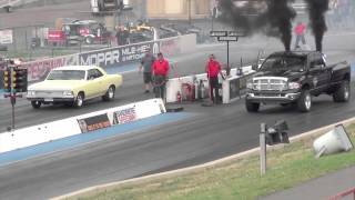 Dodge Ram Cummins Dually vs Chevelle [upl. by Tabb]