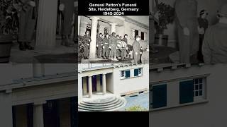 Then and Now General Patton’s funeral site ww2 history soldier veteran honor heroic shorts [upl. by Elstan]