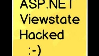 cASPNET Viewstate hacking [upl. by Ardisj]