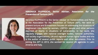 Veronica FILIPPESCHI Prevention of Torture and Protection of LGBTIQ people in Prison [upl. by Antonia]