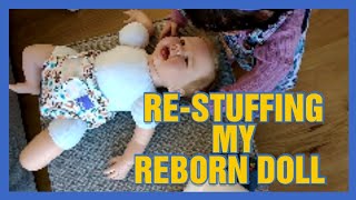 SOFT v HEAVY FIBRE FILL 4 Reborn Dolls NALA BY SANDY FABER [upl. by Akiehs]