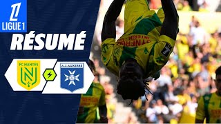 FC Nantes  AJ Auxerre 20 Résumé  Ligue 1  20242025 [upl. by Vedi591]