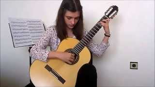 Nia Keranova  Ständchen by Franz Schubert Classical Guitar [upl. by Crispen795]