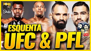 LIVE DA RESISTÊNCIA ESQUENTA UFC PEREIRA VS HERNADEZ amp PFL NGANNOU VS PROBLEMA [upl. by Vaden201]