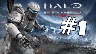 Halo Spartan Assault Walkthrough Part 1 Gameplay Review Lets Play Playthrough PC HD [upl. by Acnairb]