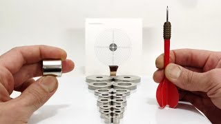 Magnetic Accelerator Darts  Magnet Tricks [upl. by Attennek595]