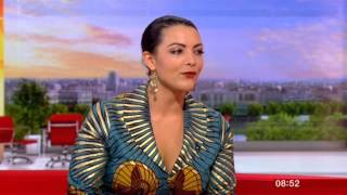 Caro Emerald Interview BBC Breakfast 2013 [upl. by Hannover116]