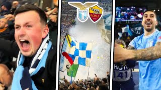 CRAZY ULTRAS GO MENTAL as LAZIO WIN vs ROMA 🔥 [upl. by Brook727]