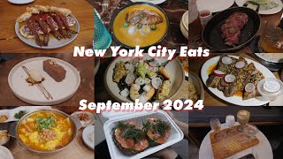 Ranking what I ate in NYC  September 2024 [upl. by Euphemiah]