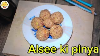 Alsee ki pinya  Alsee ki pinya recipe  by shakilafoodsecrets [upl. by Athalee]