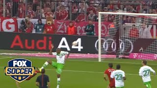 Robert Lewandowski scores five goals in 9 minutes  Bayern Munich vs Wolfsburg [upl. by Jinny]