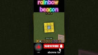 rainbow beacon Minecraft [upl. by Atekram]