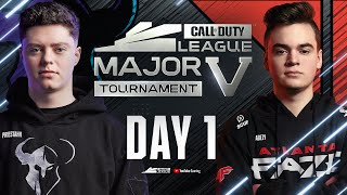 Call Of Duty League 2021 Season  Stage V Major Tournament  Day 1 [upl. by Burgess]