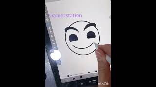 Drawing Geometry dash difficulty faces  how to draw geometry dash [upl. by Seerdi]