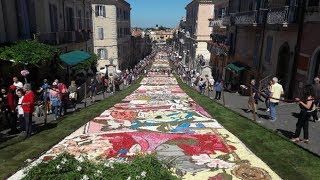 L Infiorata di Genzano di Roma  2018 [upl. by Cita189]