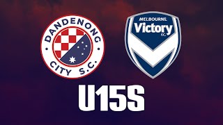 JBNPL Dandenong City v Melbourne Victory U15 Boys [upl. by Cnahc]