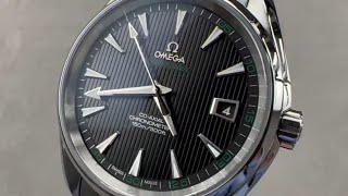 Omega Seamaster Aqua Terra Golf 23110422101001 Omega Watch Review [upl. by Berkeley248]