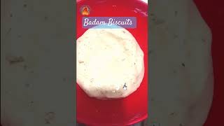 Biscuits Badam Hart shape  Hart Biscuits Badam  recipe shotrs ytshorts [upl. by Doraj617]