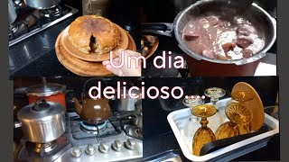 Dia chuvosofiz quotfeijoadaquotbolo de banana na airfryervlog [upl. by Elijah942]