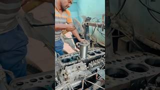 Truck Diesel Engine Sleeve Fitting Process [upl. by Nawad]