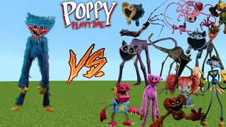 Huggy Wuggy vs Poppy Playtime Chapter 3 in MINECRAFT [upl. by Eek215]