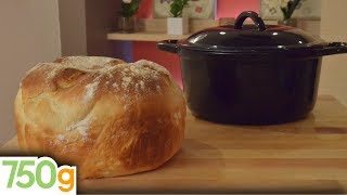 Recette du Pain en cocotte  750g [upl. by Aonian]