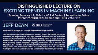 Jeff Dean Google Exciting Trends in Machine Learning [upl. by Nylear959]