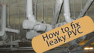 How to fix a leak in your PVC Drain Waste Vent system [upl. by Savell964]