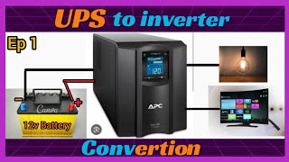 Ep 1 DIY GuideConvert APS UPS to solar invertersolarinverters apcups solarenergy offgrid [upl. by Seftton]