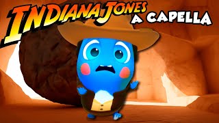 Indiana Jones main theme with lyrics 🤠🪨 Sing along with the Moonies ⭐️ Karaoke version soundtrack [upl. by Ayamahs382]