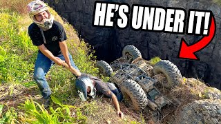 He CRASHED My FOURWHEELER SENDING OFF CLIFF [upl. by Daughtry469]