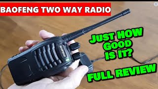 Baofeng BF 888s Two Way Radio Review [upl. by Annovahs]