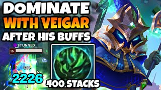 I am so happy Veigar got buffed Now I can get 1000 AP every game [upl. by Natsirk]