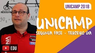 COMENTÁRIO UNICAMP 2018  Segunda Fase  Terceiro Dia [upl. by Malynda]