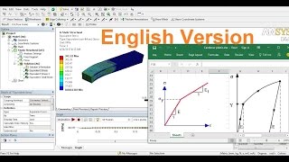 Ansys Static Analysis TutorialsPlasticity AnalysisEnglish Version [upl. by Pasahow642]