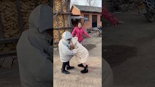 Children fighting 🤣 🤣miniwood toywood working art skil woodhand craftsshortscomedy funny [upl. by Hui]