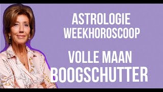 ASTROLOGIE WEEKHOROSCOOP 18 TOT 25 MEI 2024 OP 23 MEI 2024 STAAT DE VOLLE MAAN IN BOOGSCHUTTER [upl. by Truscott]