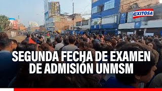 🔴🔵Examen de admisión UNMSM Miles de postulantes asisten a segunda evaluación [upl. by Safko377]