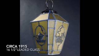 Sold Leaded Glass Inverted Domes [upl. by Adnarahs]